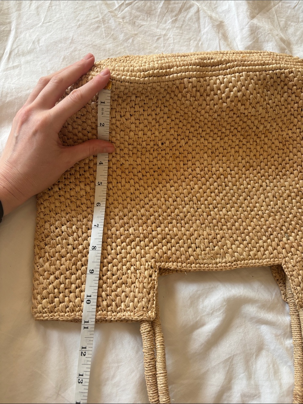 Mar Y Sol Raffia Tote Bag, Natural - Picture 5 of 8